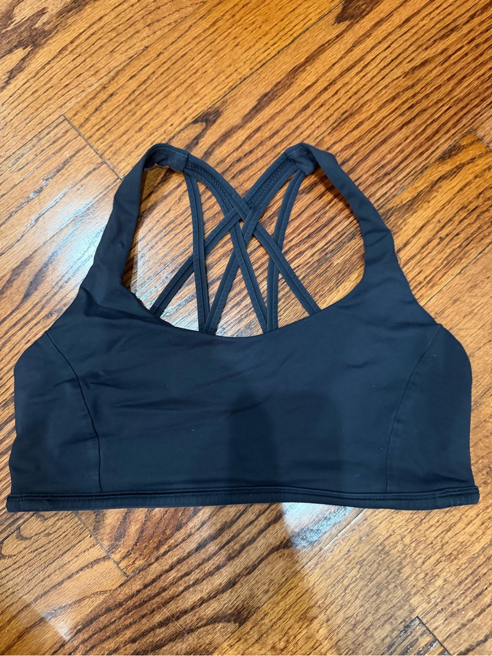 lululemon athletica Black Strappy Sports Bra